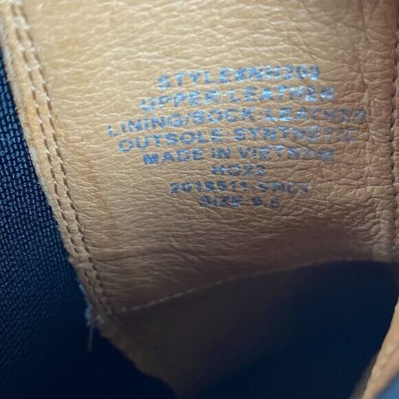 Madewell Kristin Chelsea Boots Womens 9.5 Brown Leather Lugsole Combat Chunky - Picture 3 of 16